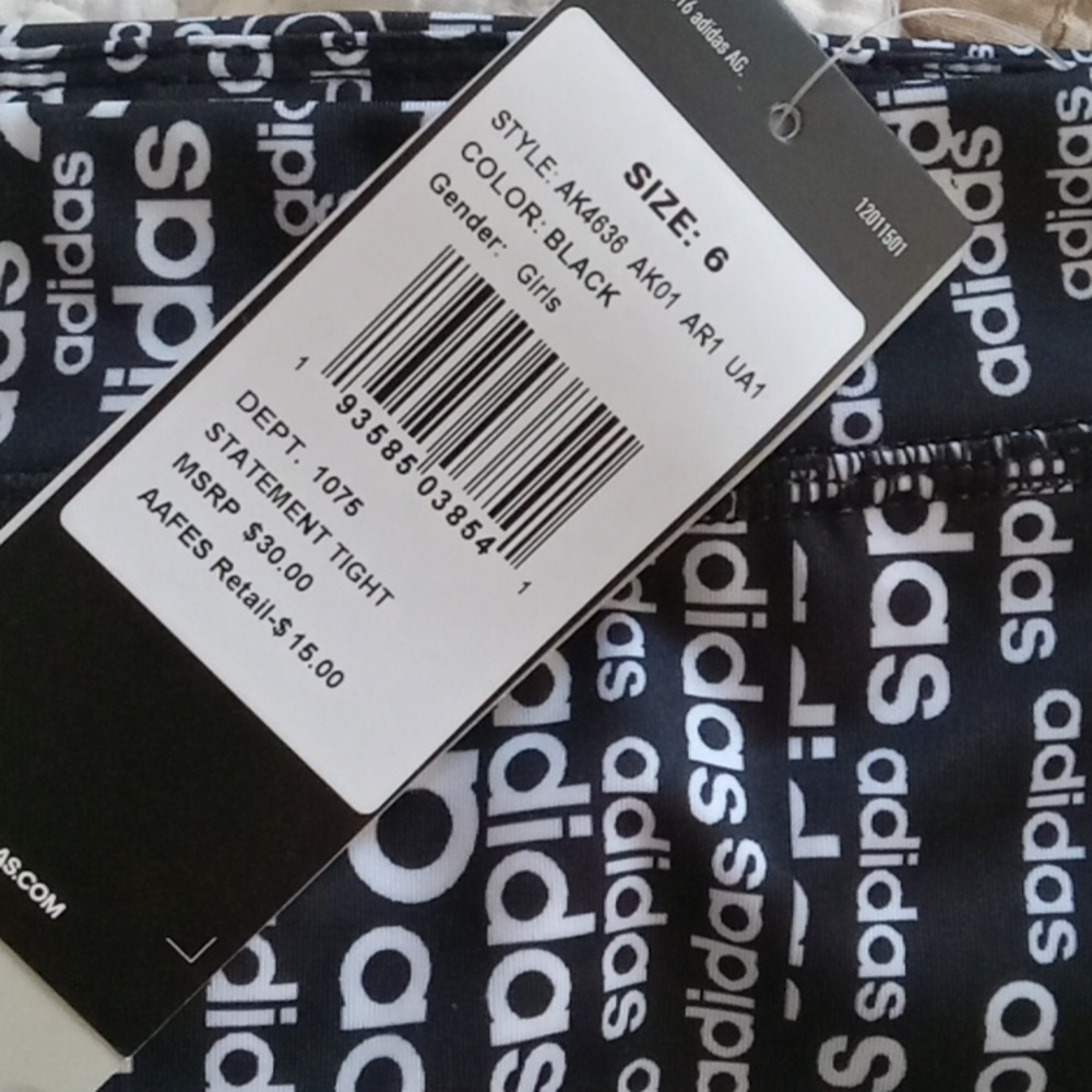 NWT Girl's Adidas Leggings